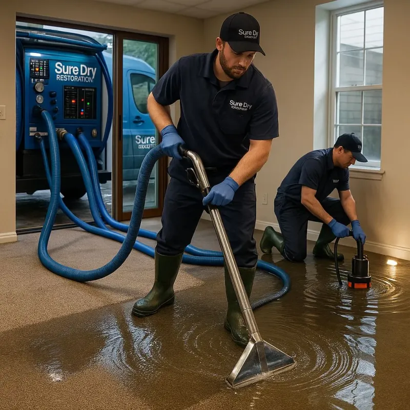 Water Extraction and Removal process in Crestwood, KY